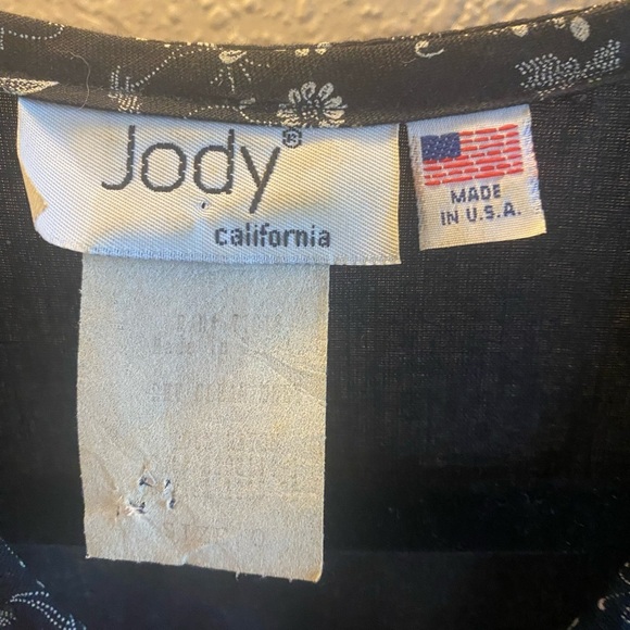 VINTAGE 80’s Jody California Floral Dress/ Size 0/ EXCELLENT Condition! - Picture 5 of 9